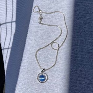 Vintage blue ring pendent